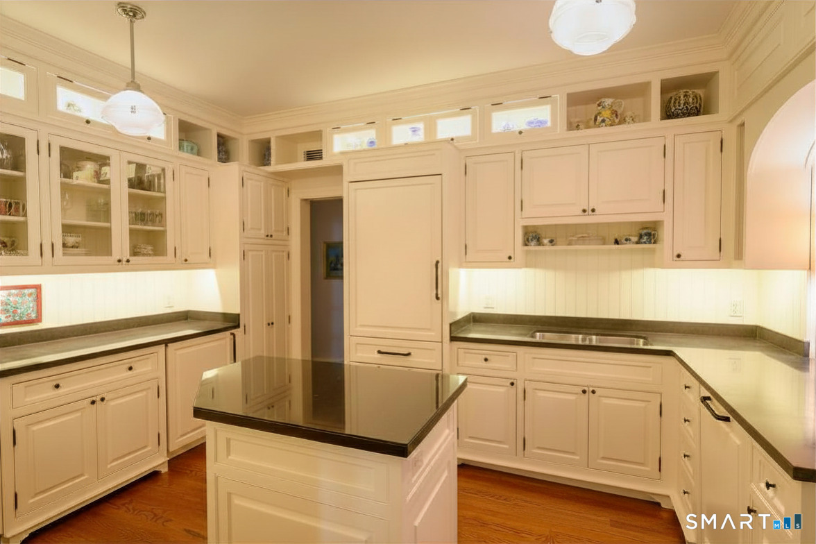 1 Great Elm Road Sharon, CT 06069 - Photo 37 of 39 The kitchen is very efficient and an easy place to prepare meals as it has two refrigerators, two ovens and two dishwashers.
