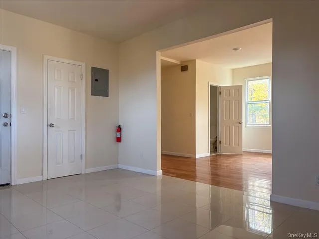 a view of an empty room