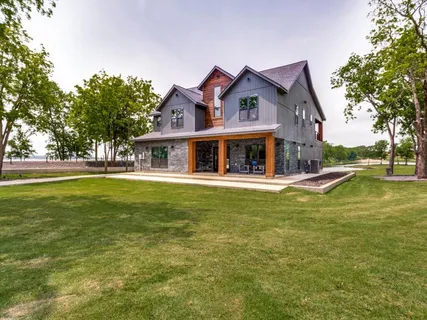 a view of a house with a swimming pool
