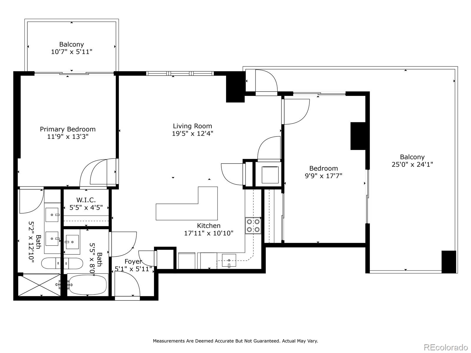 1950 Logan Street, Unit 1109 Denver, CO 80203 - Photo 25 of 49 a picture of a wall with a white wall and a white wall