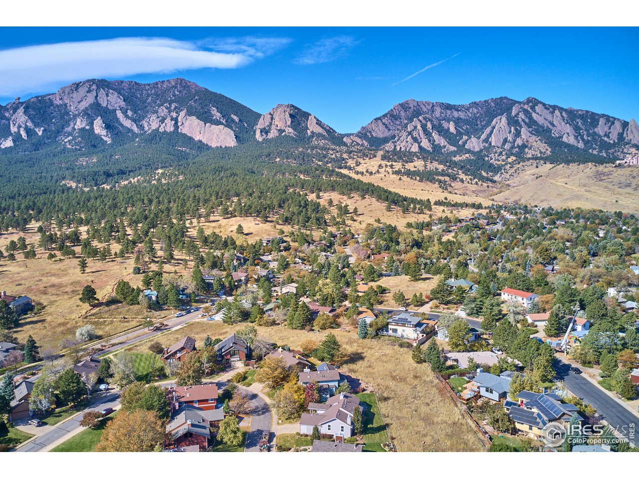 2877 Tincup Circle Boulder, CO 80305 - Photo 31 of 38 a view of a city with mountains in the background