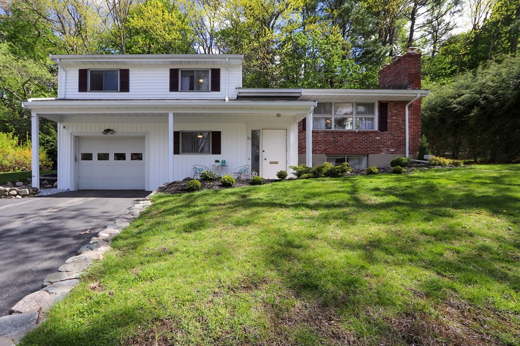 20 Woodbine Circle Needham, MA 02494 - Photo 34 of 34 a front view of a house with a yard