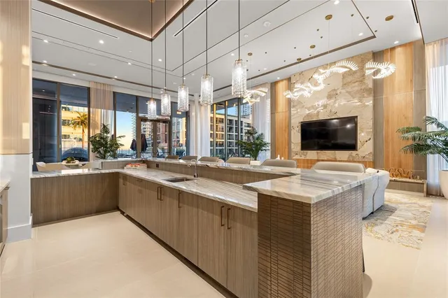 a view of a large building