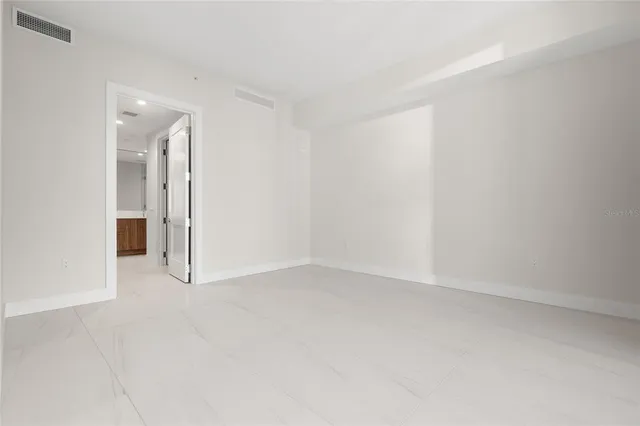 a view of a room with stairs