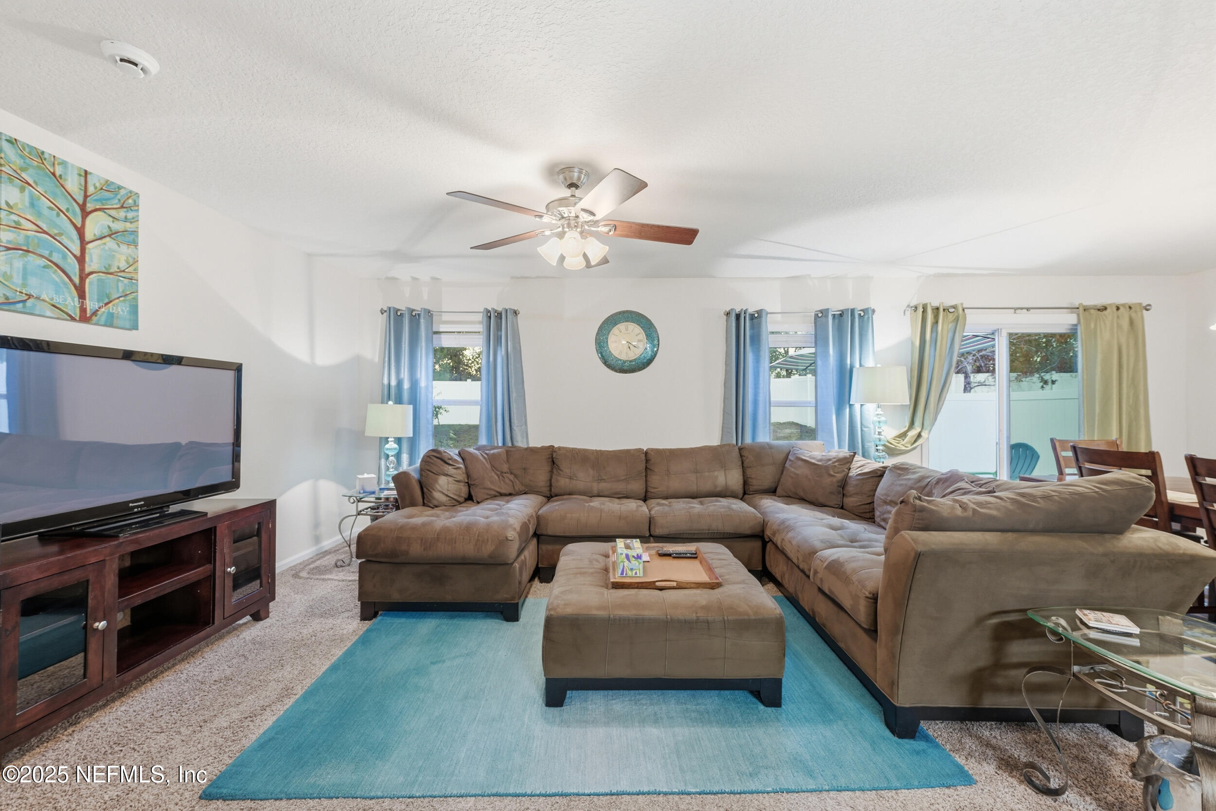 4068 Great Falls Loop Middleburg, FL 32068 - Photo 17 of 36 a living room with furniture and a flat screen tv