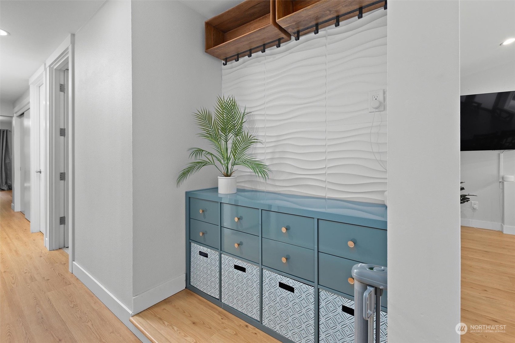 9631 Northeast 198th Street Bothell, WA 98011 - Photo 20 of 40 a view of a hallway with wooden floor