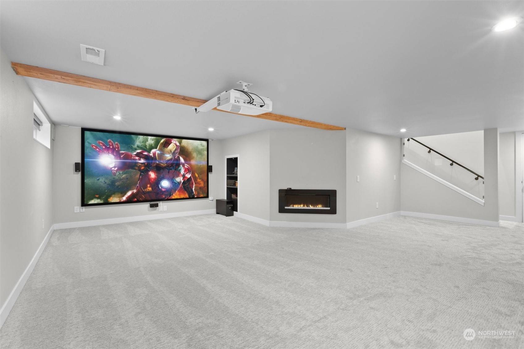 9631 Northeast 198th Street Bothell, WA 98011 - Photo 27 of 40 a view of an empty room with a fireplace