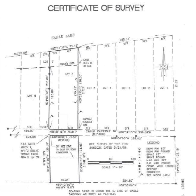 32560 Cable Parkway Dowagiac, MI 49047 - Photo 13 of 14 Plat map