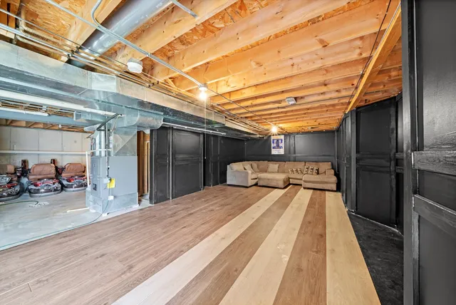 a outdoor space with the couches and dining table view