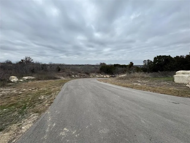 a view of a road with a snow on the road
