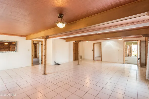 a view of empty room