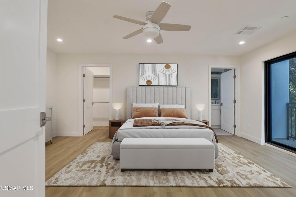 3190 Los Robles Road, Unit B Thousand Oaks, CA 91362 - Photo 9 of 21 a bedroom with a bed and window