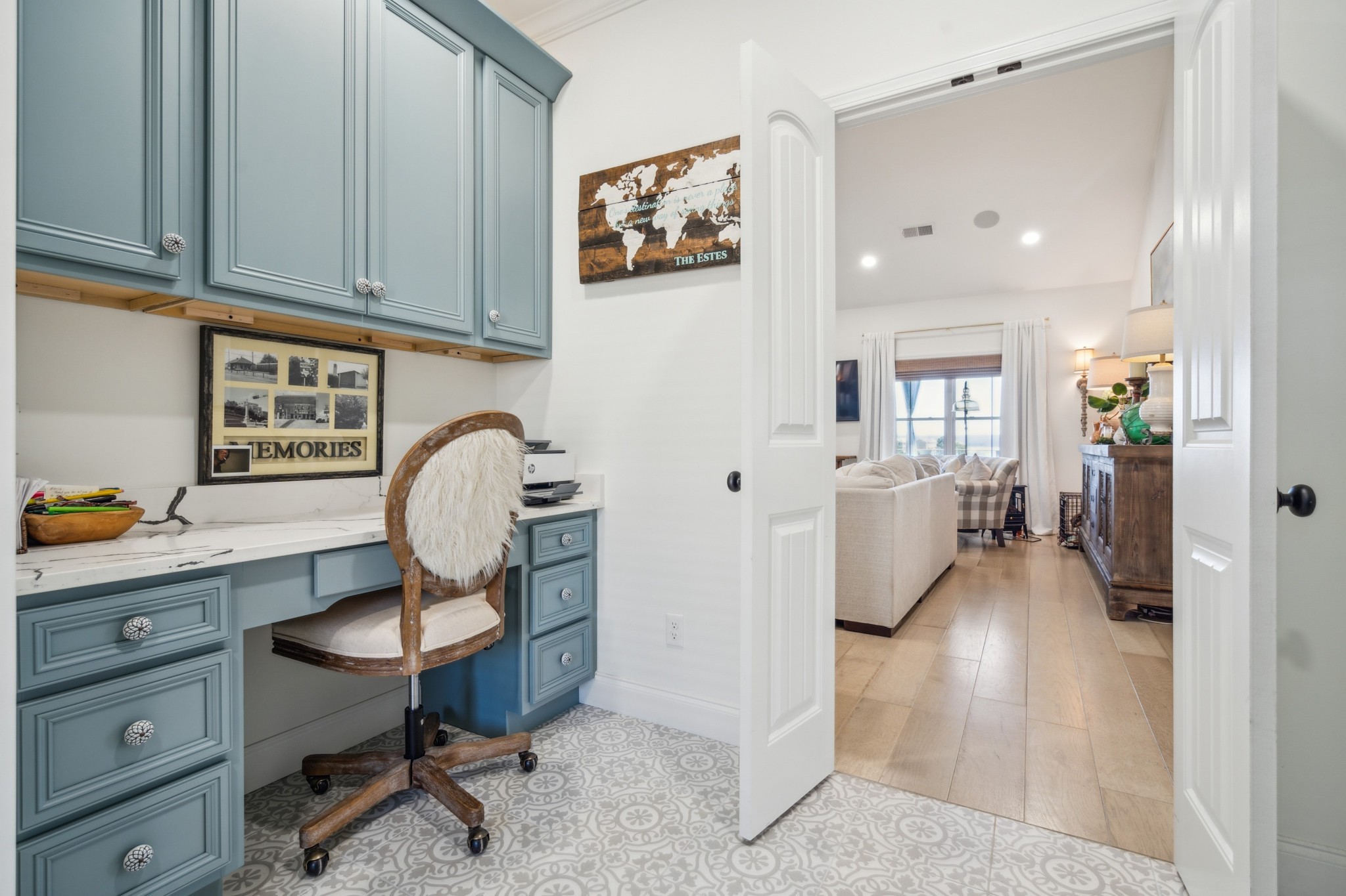 15 Barbara Road Buchanan, TN 38222 - Photo 27 of 35 a view of a workspace with furniture and a view of bedroom