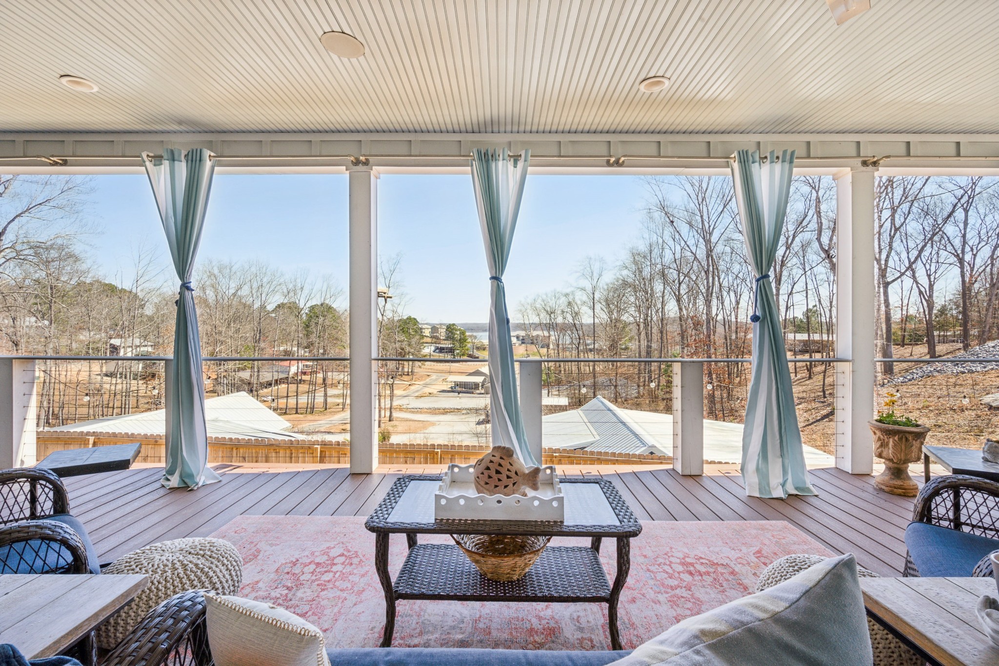 15 Barbara Road Buchanan, TN 38222 - Photo 31 of 35 a living room with furniture and a large window with balcony view