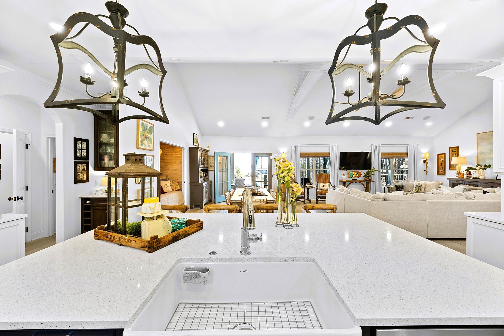 15 Barbara Road Buchanan, TN 38222 - Photo 10 of 35 a living room with furniture a clock and white walls