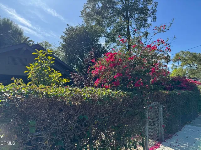 a view of a door of the house