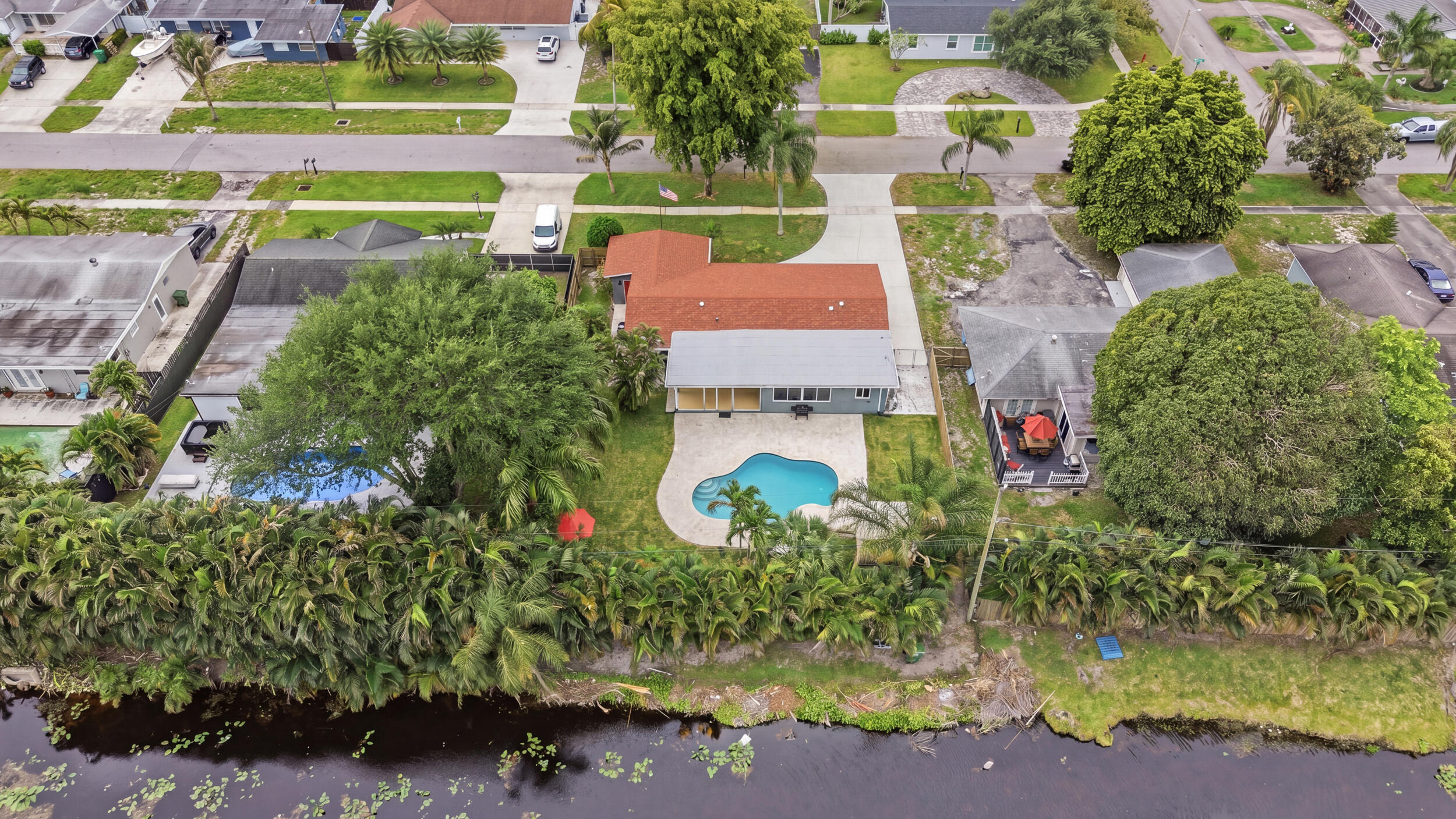 316 Riverdale Road Palm Springs, FL 33461 - Photo 31 of 35 Aerial