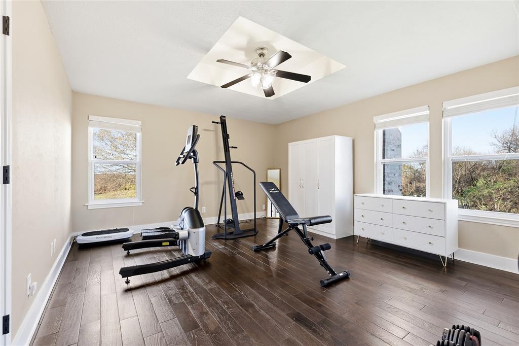 243 South King Road Heath, TX 75126 - Photo 31 of 40 a view of a room with gym equipment