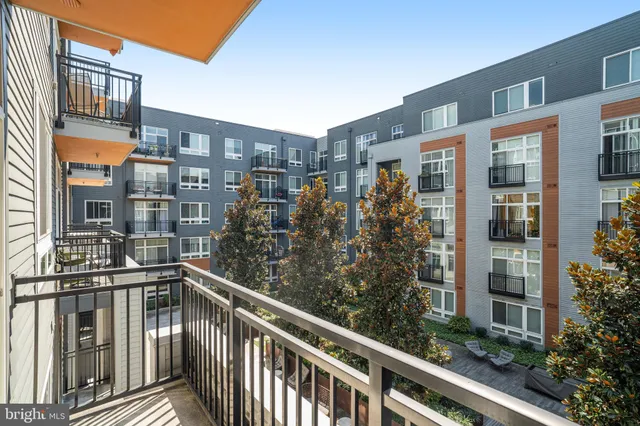 a city view from a balcony