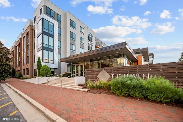 a front view of a building