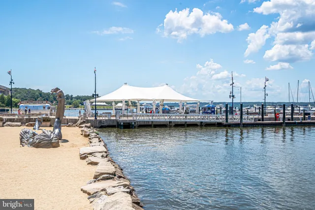 a view of a lake with a mountain in the background
