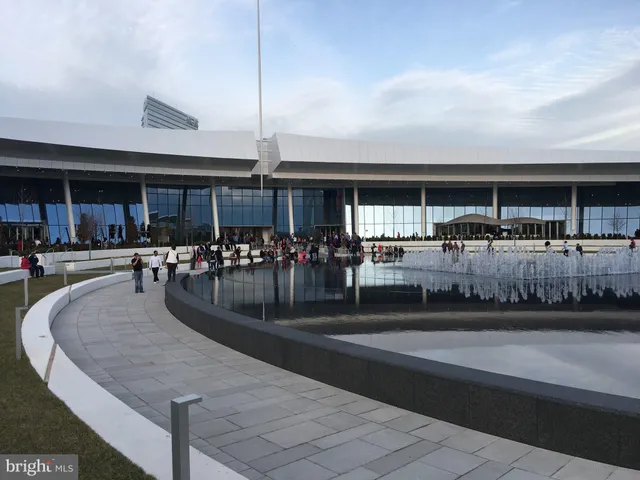 a view of a patio with a tree