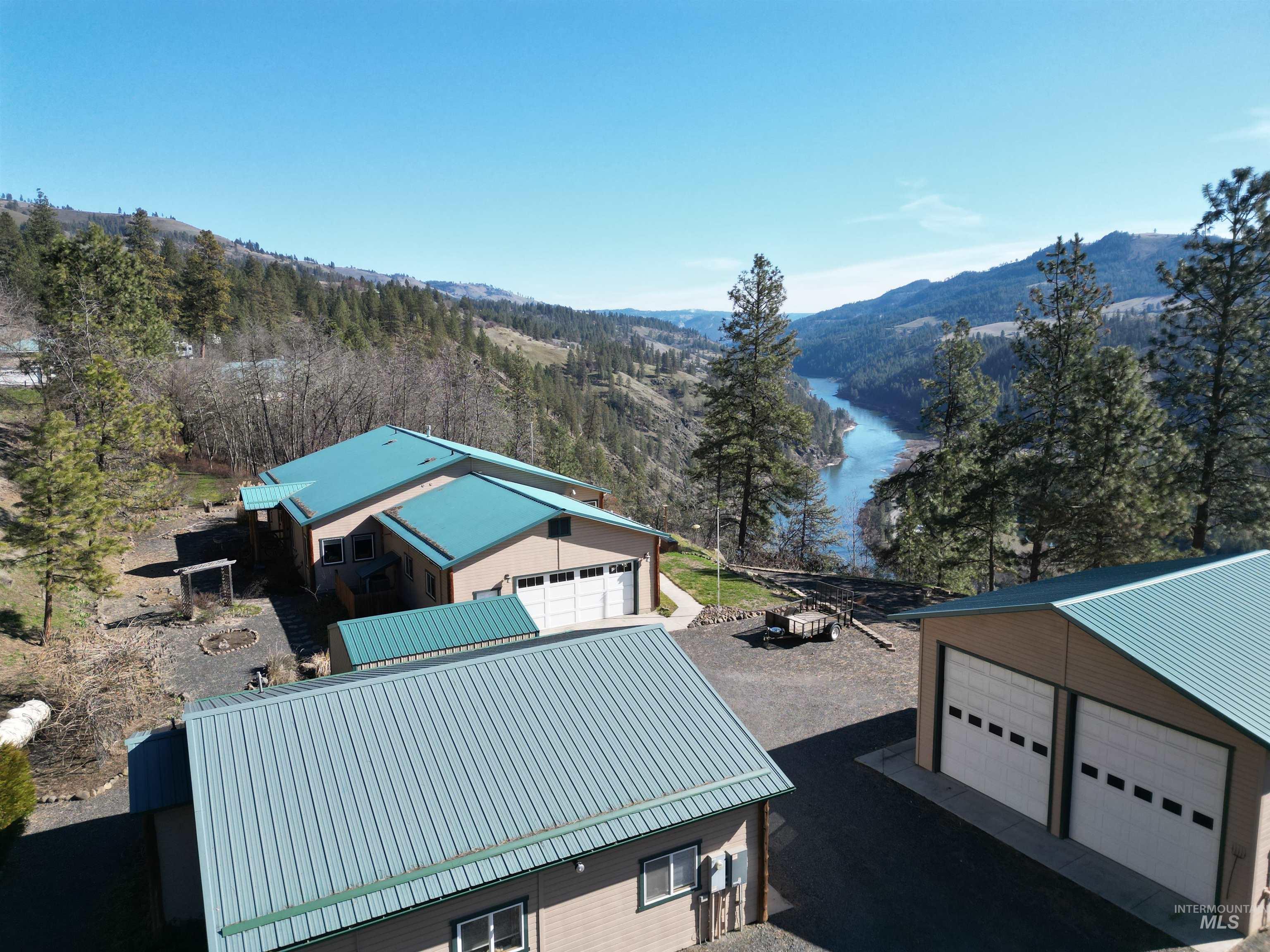 809 River Pointe Lane Lenore, ID 83541 - Photo 2 of 43 Bird's eye view of a mountainous background