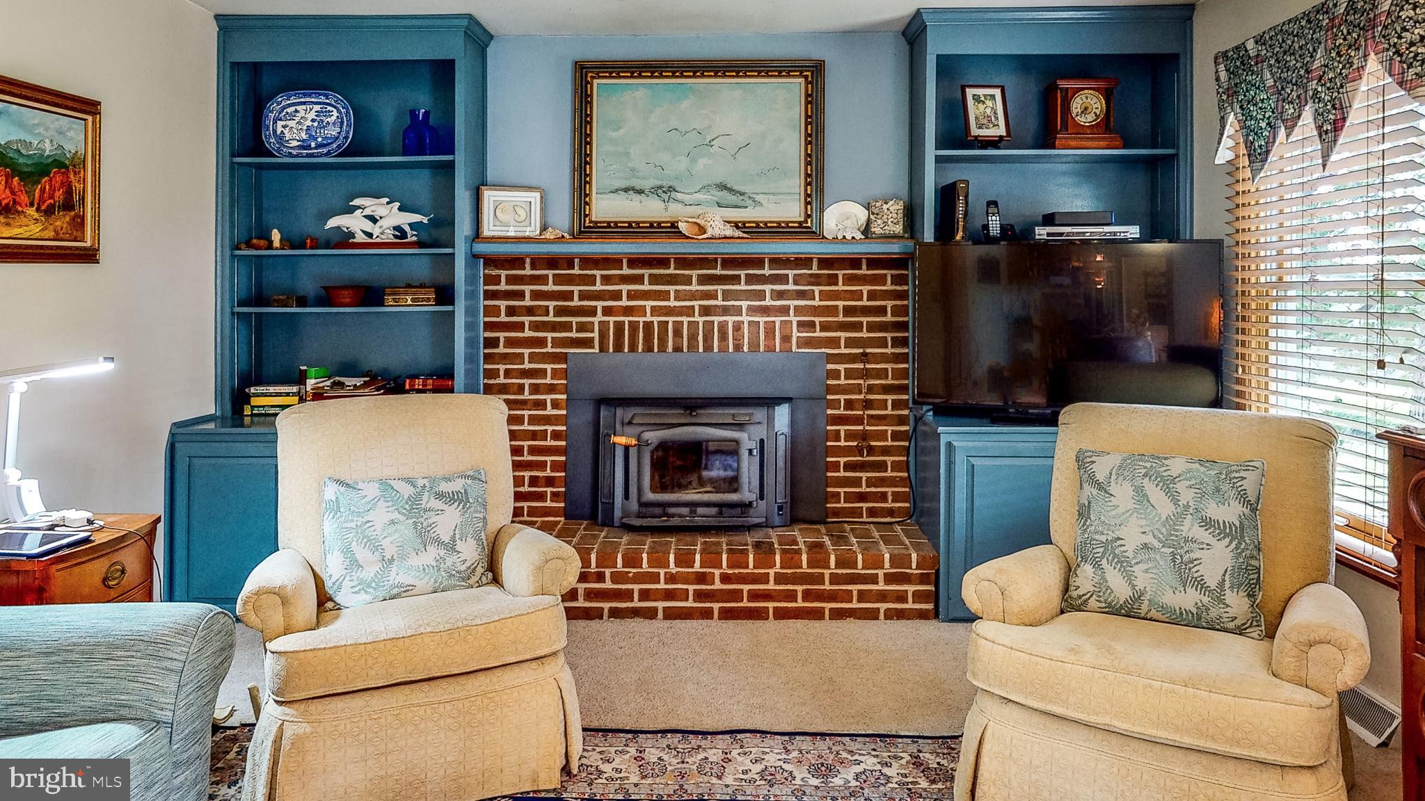 5362 Field Pointe Drive Spring Grove, PA 17362 - Photo 35 of 43 a living room with furniture and a fireplace