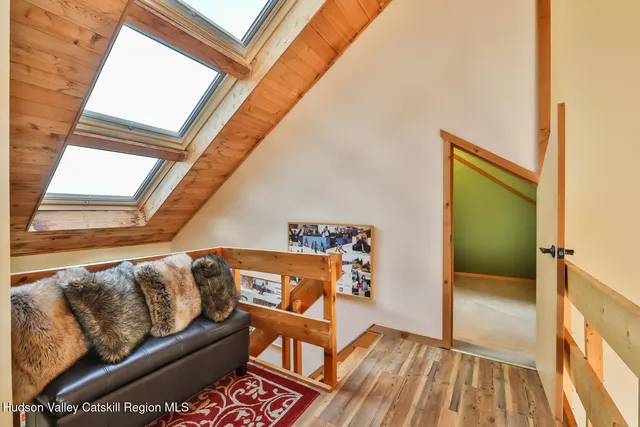 a bed room with a bed and a couch