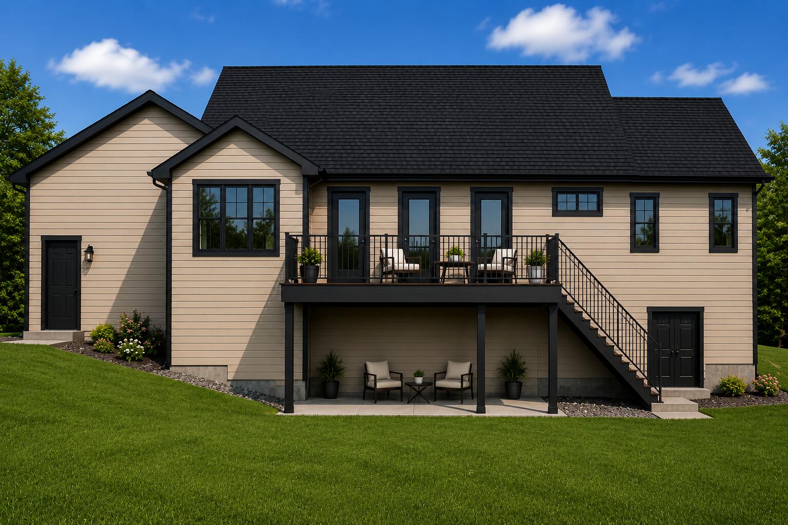 262 Weston Road Holmen, WI 54636 - Photo 2 of 2 Rear Rendering