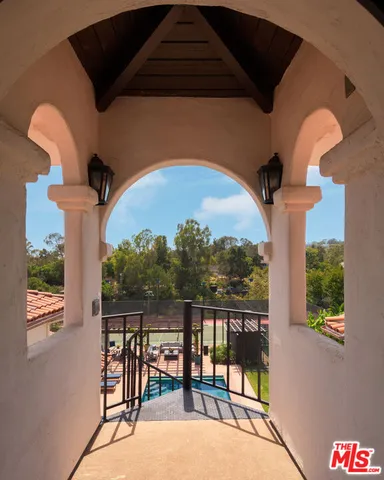 a view of front door with couch