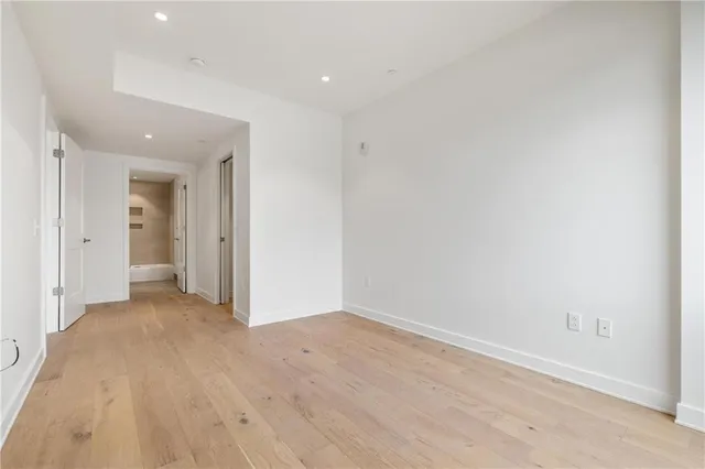 wooden floor in an empty room