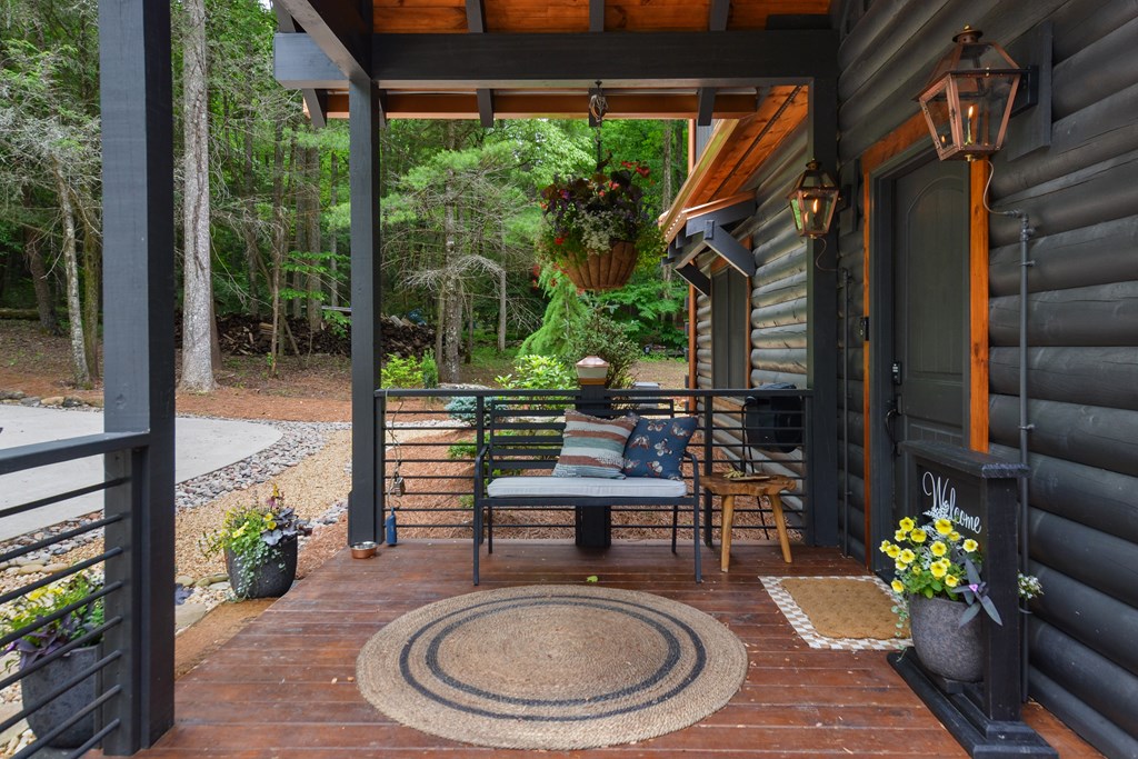 17 Emmaus Walk Blue Ridge, GA 30513 - Photo 46 of 59 a view of a chairs and table in the patio