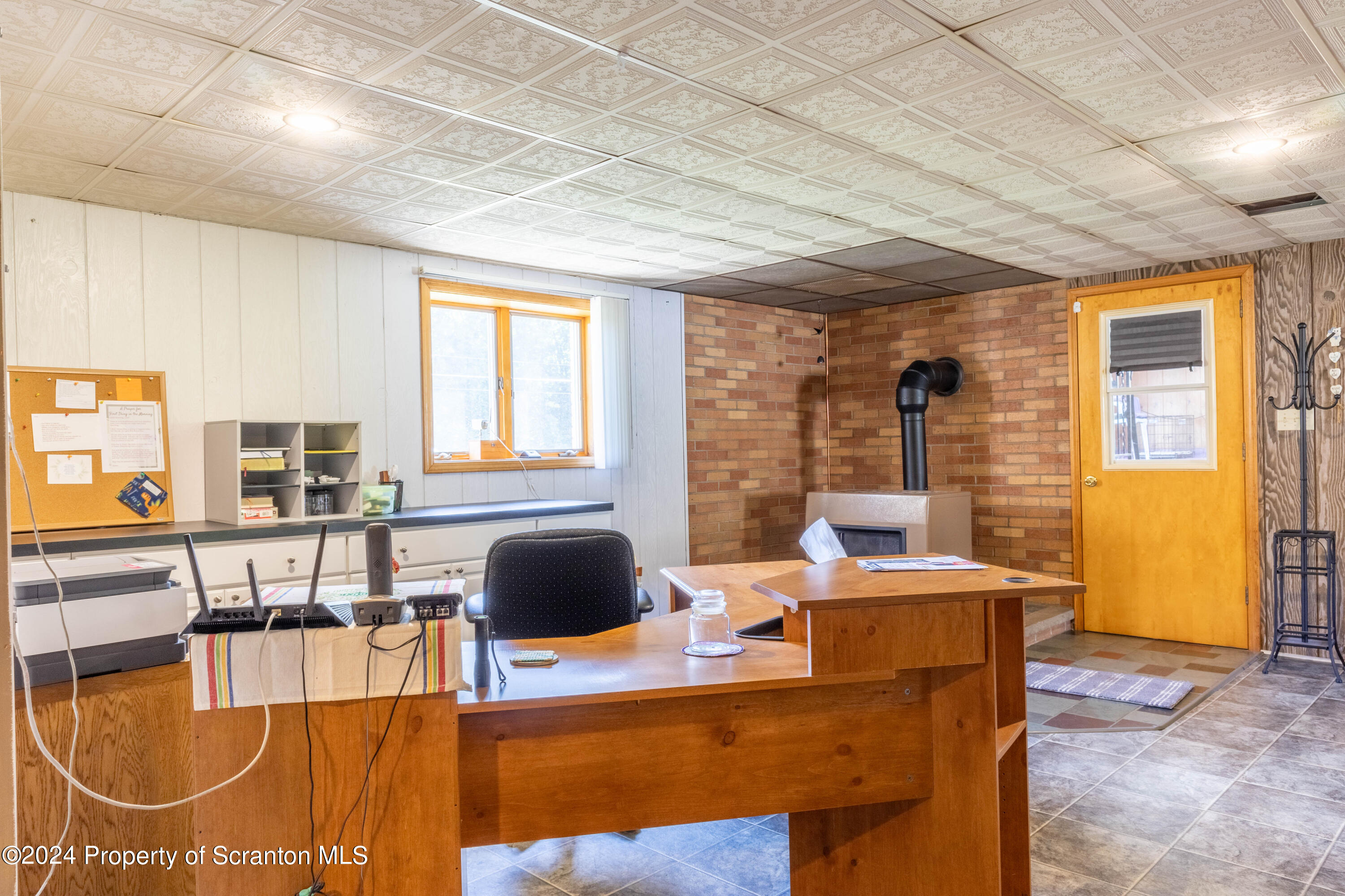 6509 State Rte 2012 Union Dale, PA 18470 - Photo 68 of 91 a living room with fireplace furniture and a large window