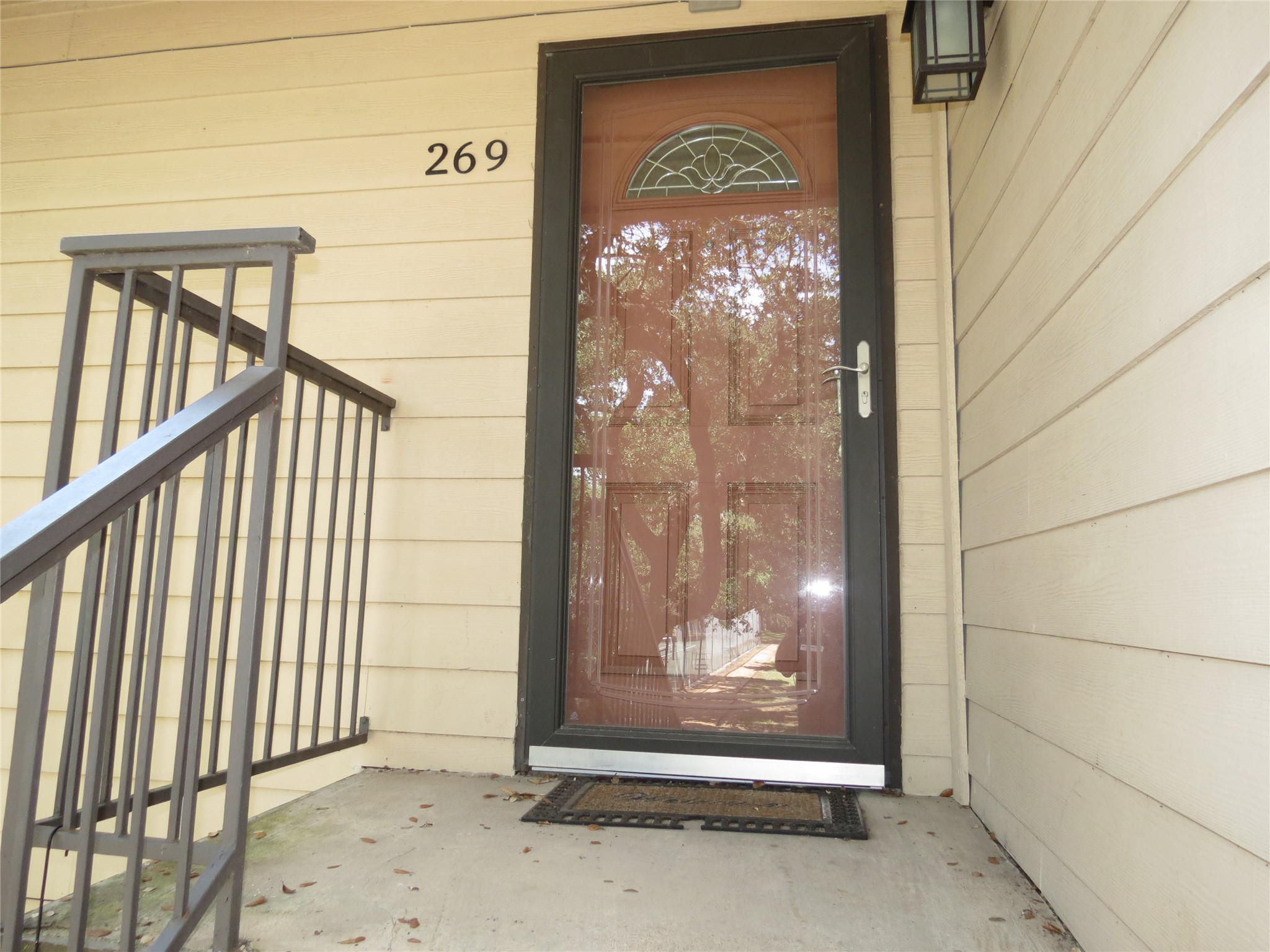 4159 Steck Avenue, Unit 269 Austin, TX 78759 - Photo 3 of 21 A welcoming entry featuring an ornate storm door and durable siding.