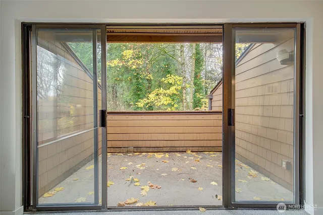 a view of a window in a room