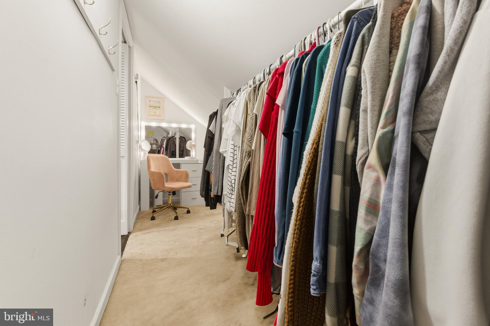76 Pancoast Boulevard Delran, NJ 08075 - Photo 18 of 36 a view of walk in closet with clothes and shoes