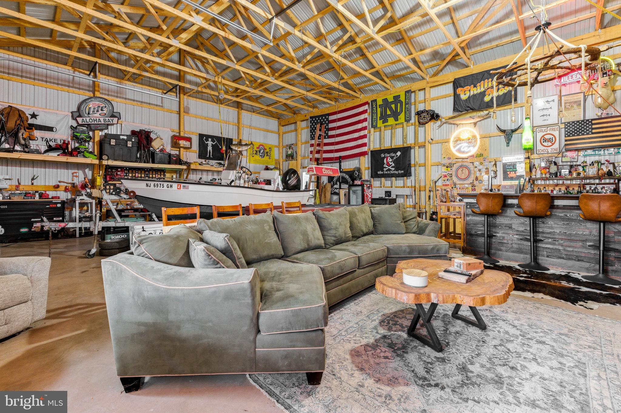 76 Pancoast Boulevard Delran, NJ 08075 - Photo 24 of 36 a outdoor living space with patio furniture and a ceiling fan