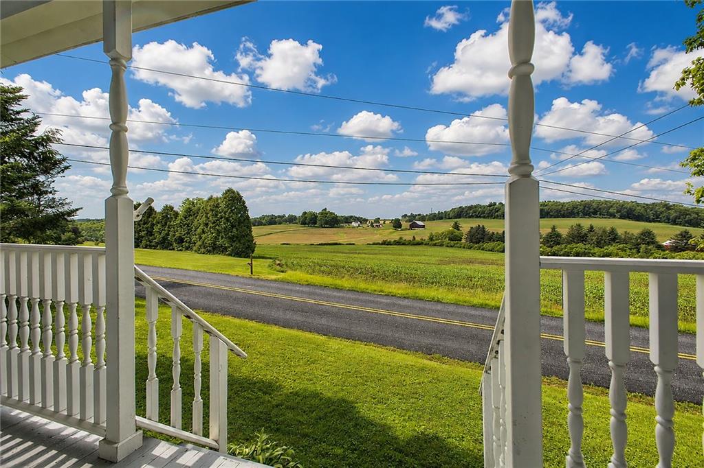 2116 Spaulding Road Clymer, PA 15728 - Photo 16 of 50 Front covered porch over looking the countryside.