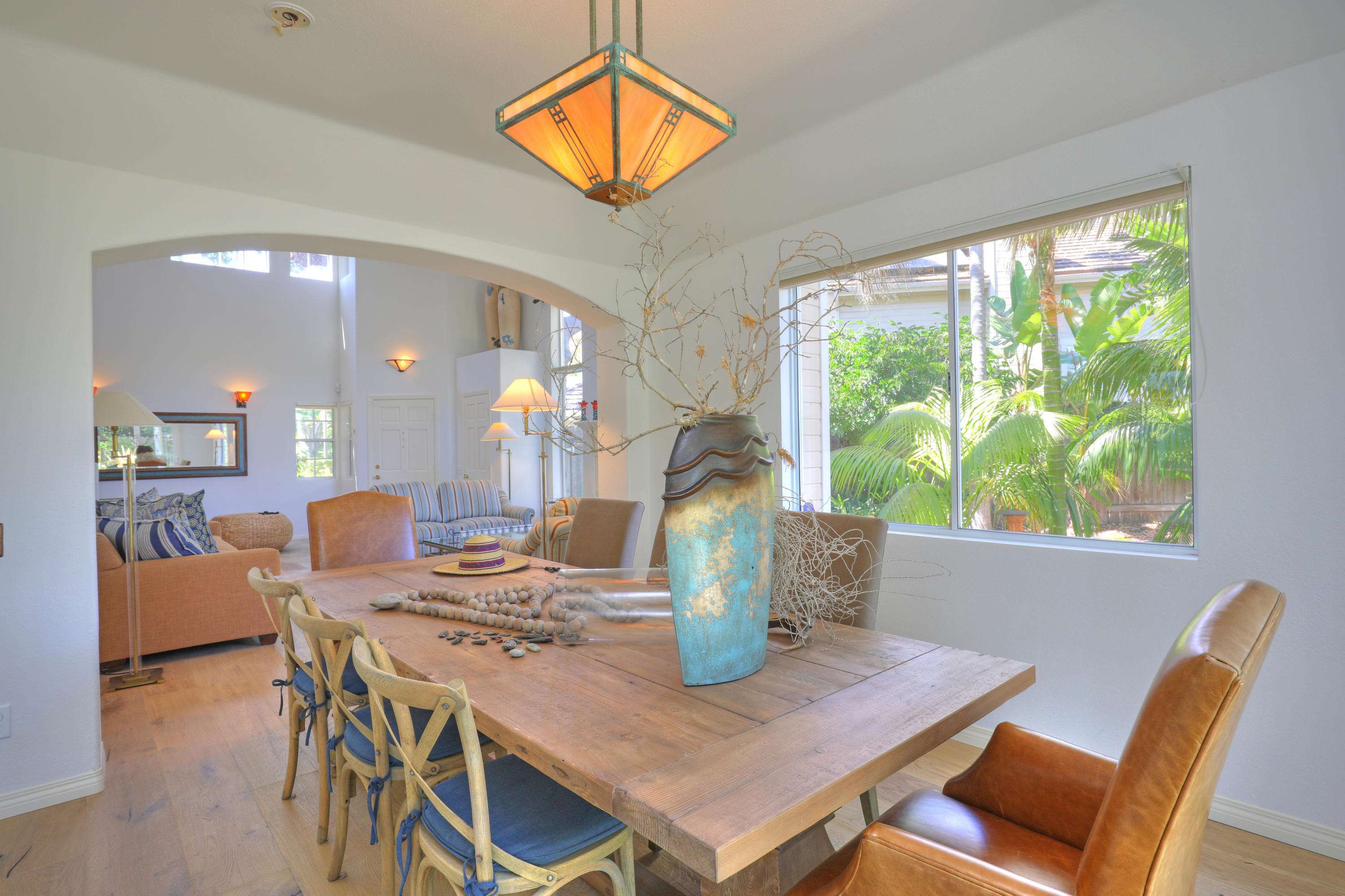 3713 Hitchcock Ranch Road Santa Barbara, CA 93105 - Photo 11 of 28 a view of a dining room with furniture and a window