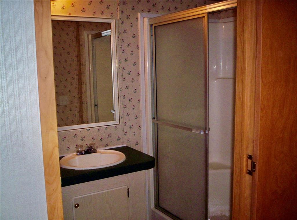 112 Cemetery Street Kingston, GA 30145 - Photo 27 of 28 a bathroom with a sink and a mirror