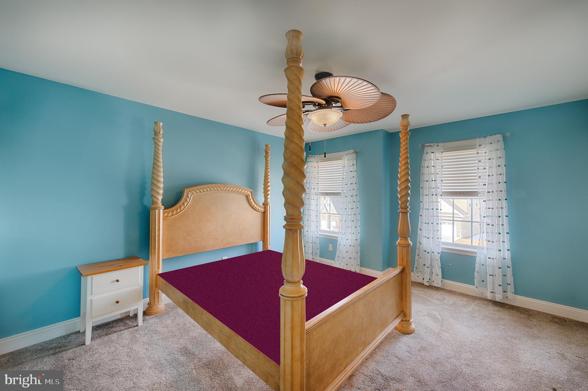 293 Henderson Road Bel Air, MD 21014 - Photo 32 of 43 Fourth bedroom w 2 large windows & WIC