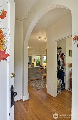 a view of a living room