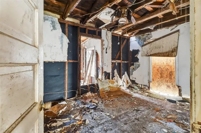 a view of storage and utility room