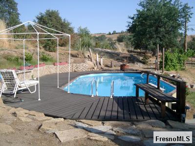 16035 Morgan Canyon Road Prather, CA 93651 - Photo 3 of 6 NICE POOL WITH DECKING