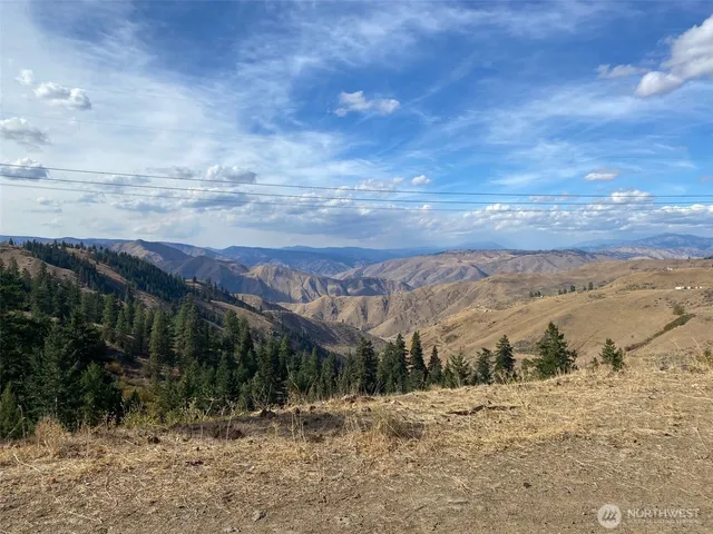 a view of lake with mountain