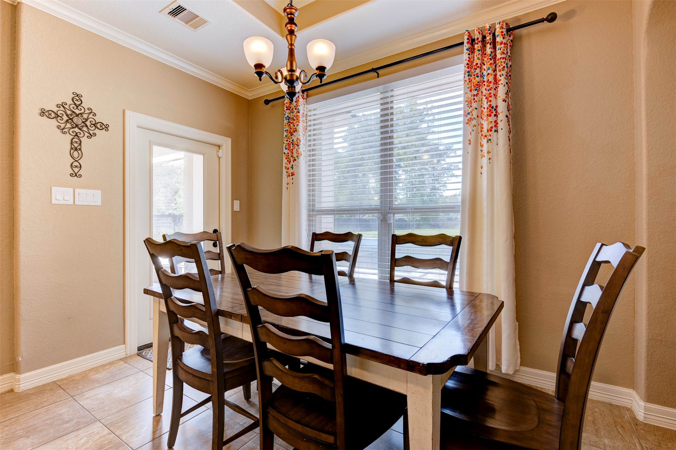 27635 Rio Blanco Drive Splendora, TX 77372 - Photo 22 of 46 a view of a dining room with furniture window and outside view