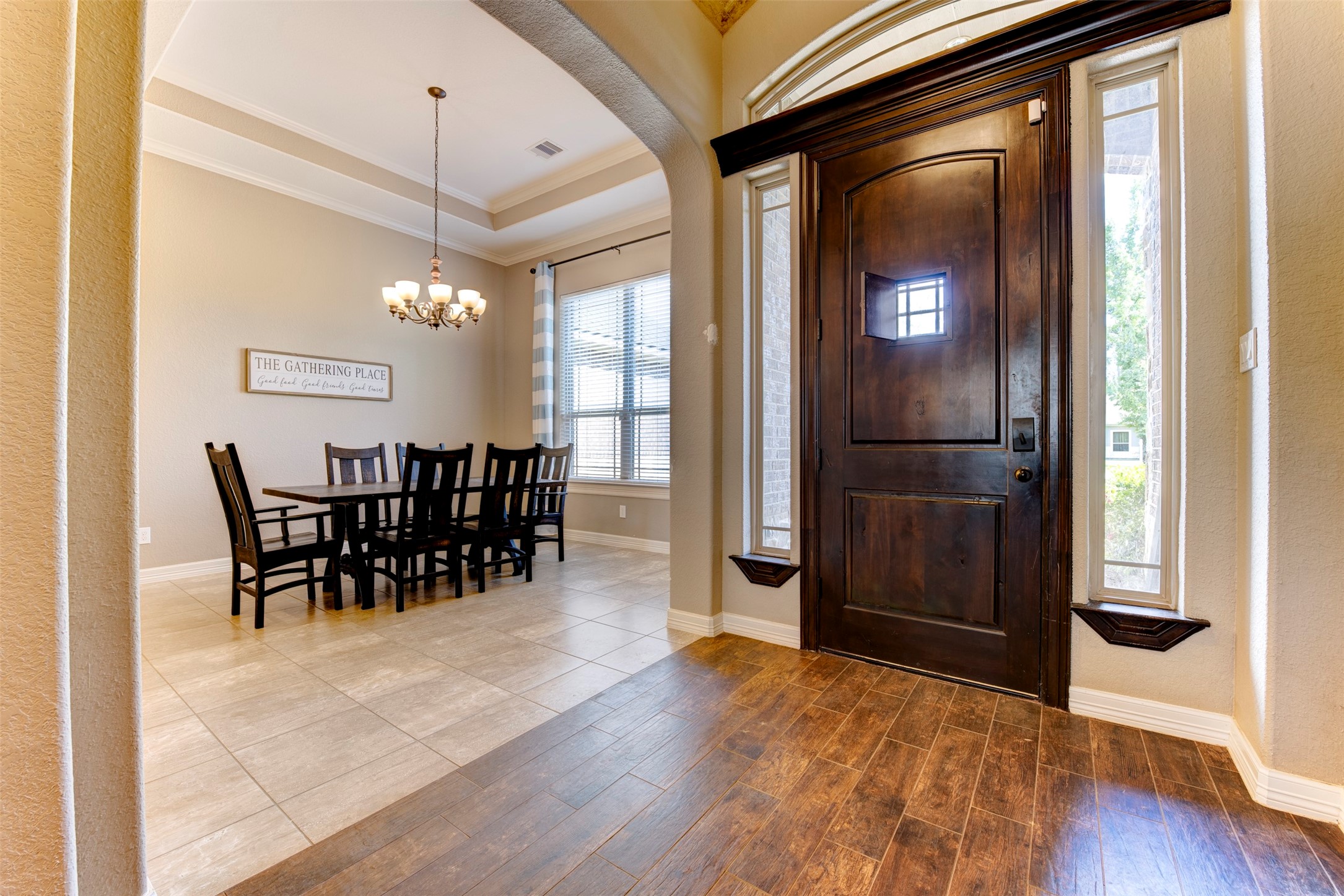 27635 Rio Blanco Drive Splendora, TX 77372 - Photo 3 of 46 a view of a dining room with furniture window and wooden floor