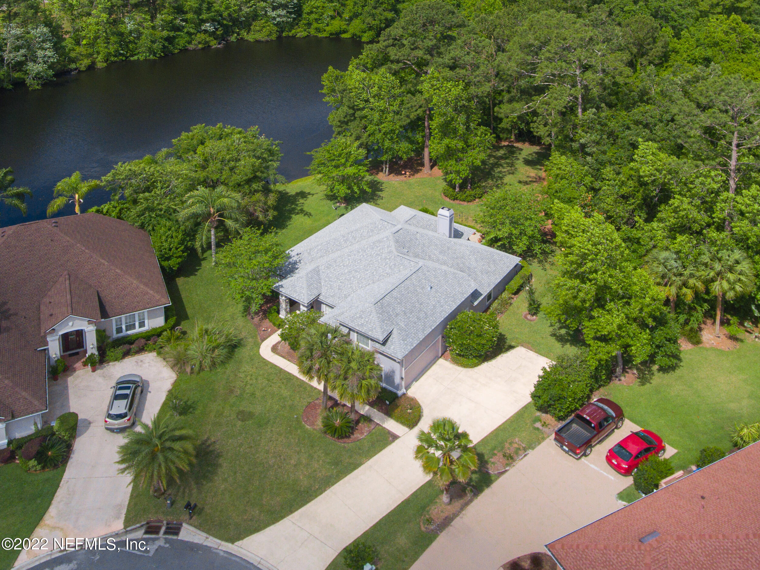 1304 Paradise Pond Road St. Augustine, FL 32092 - Photo 4 of 48 an aerial view of a house