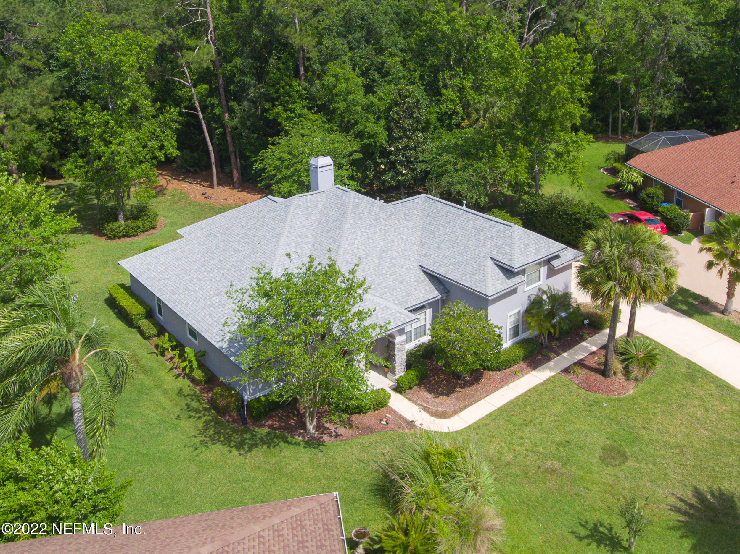 1304 Paradise Pond Road St. Augustine, FL 32092 - Photo 9 of 48 an aerial view of a house
